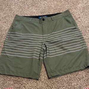 Arizona Jean Company Green and Gray Hybrid Shorts